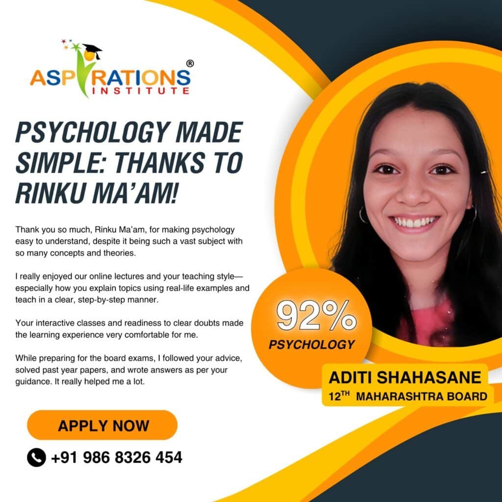 Online Psychology Tuition for Class