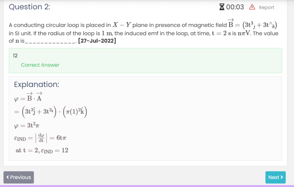 BEST Online Test Series for JEE
