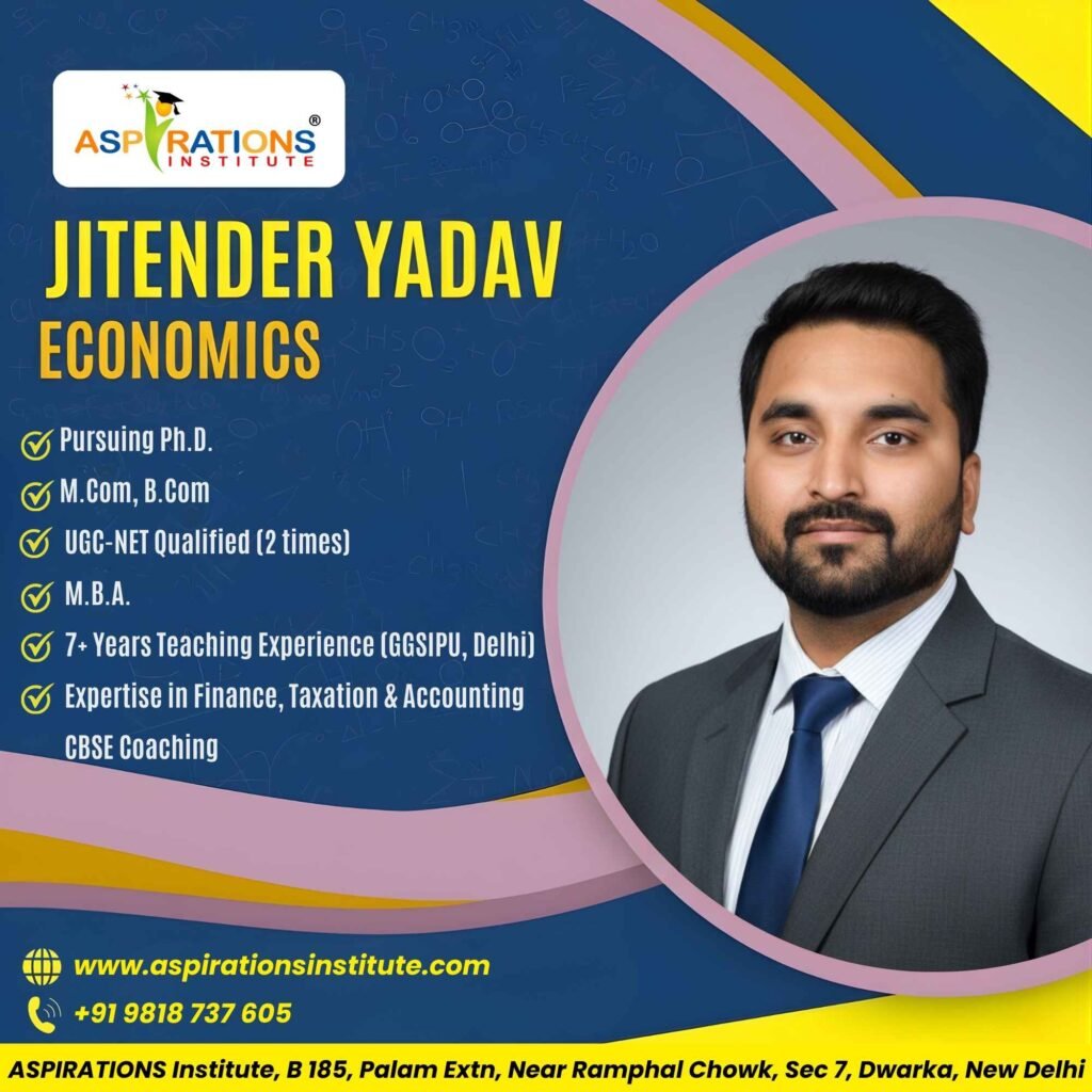 Best Class 11 12 Economics Jitender Sir