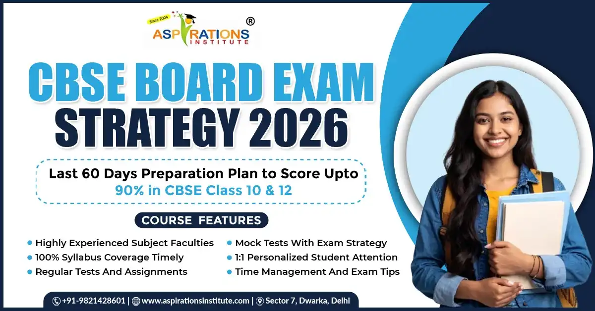 CBSE Board Exam Strategy 2026 with 60 days preparation plan for Class 10 and Class 12 students