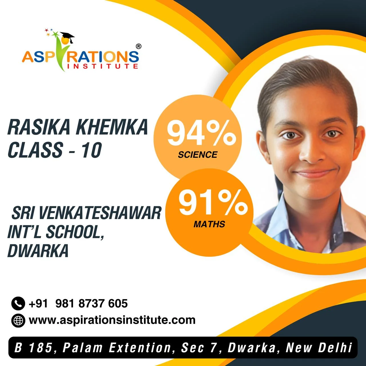 Aspirations Institute – Best CBSE Coaching in Dwarka Delhi | Classes 7–12 Tuition 8 Rasika-Khemka-Class-10.webp