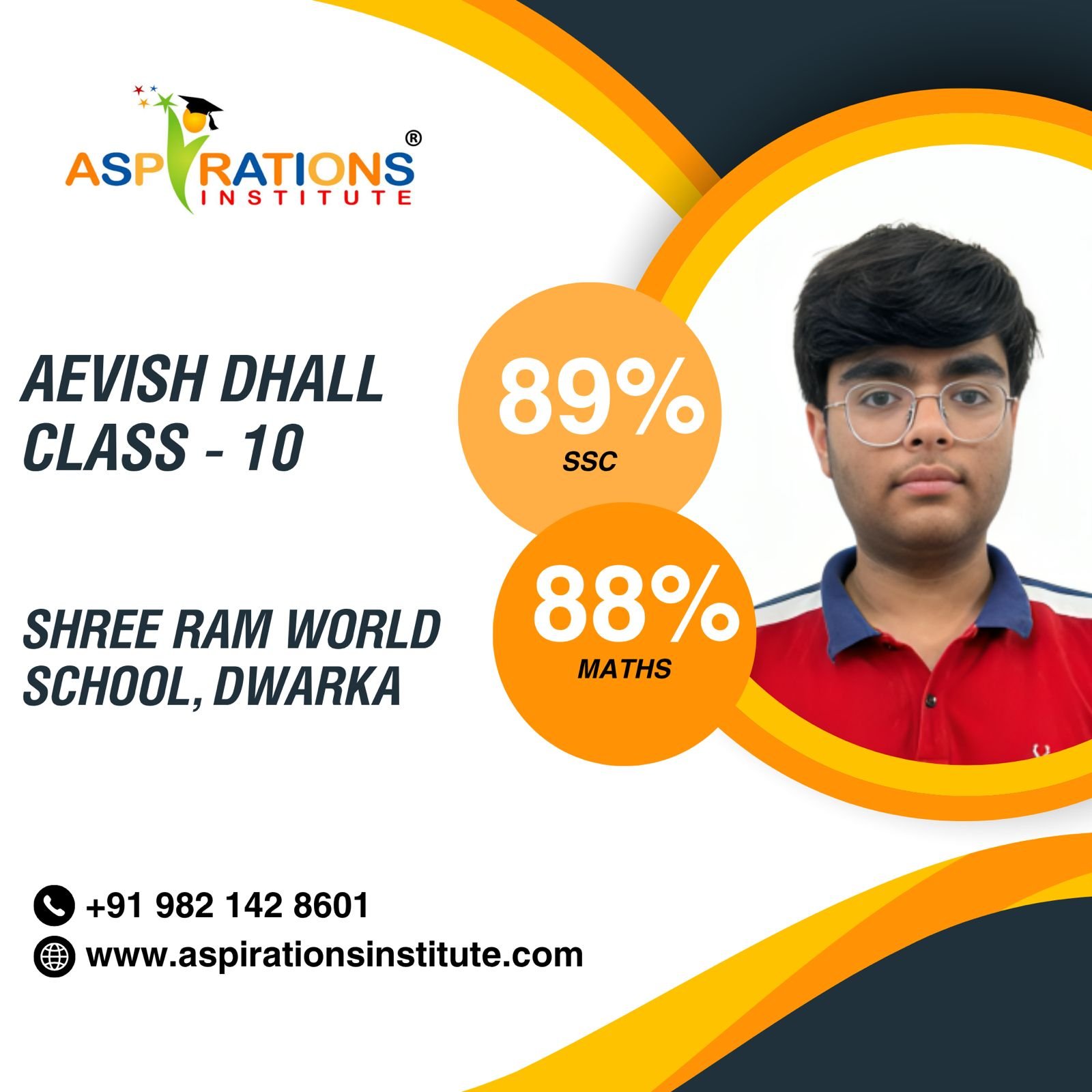 Aspirations Institute – Best CBSE Coaching in Dwarka Delhi | Classes 7–12 Tuition 14 Aevish Dhall Class 10