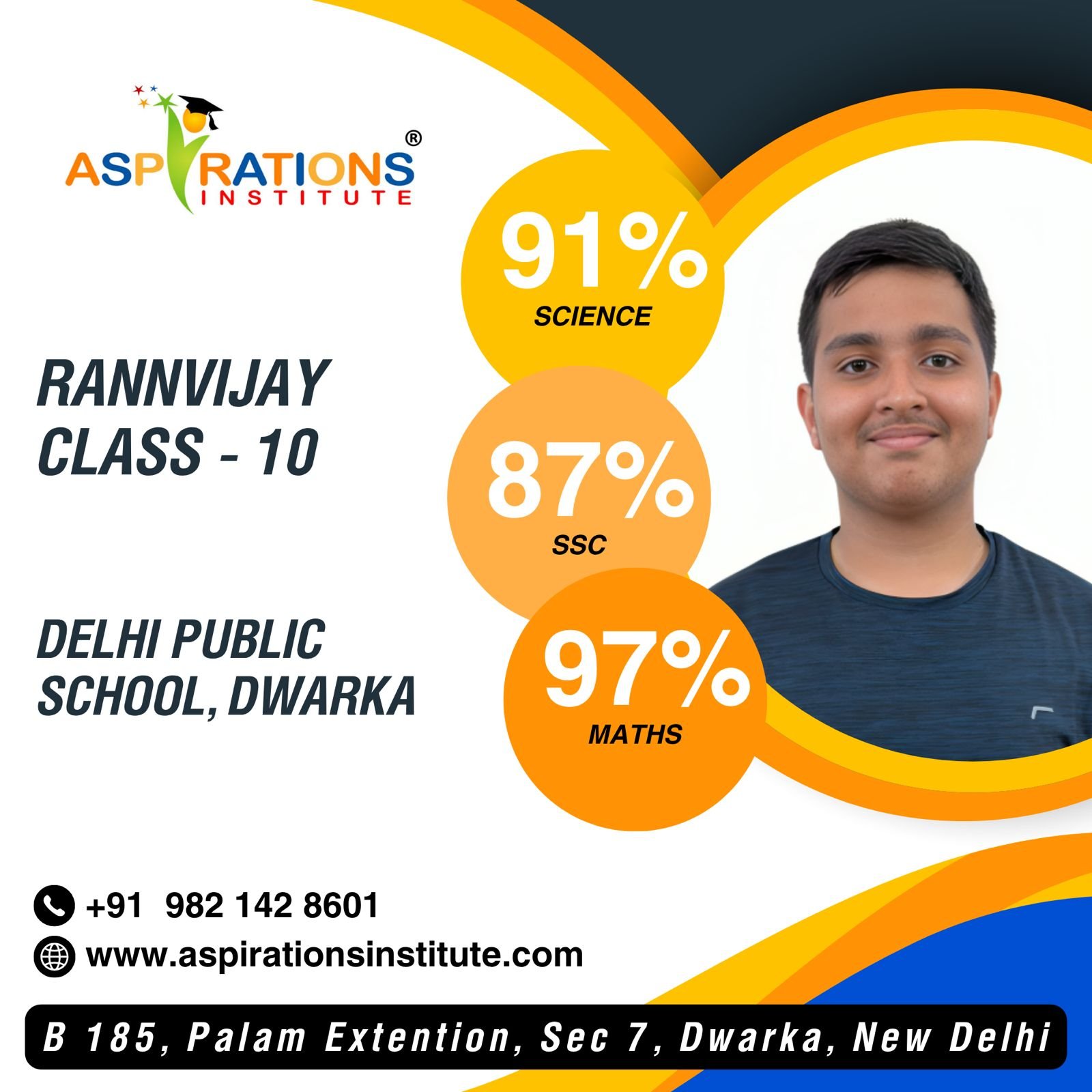 Aspirations Institute – Best CBSE Coaching in Dwarka Delhi | Classes 7–12 Tuition 2 Rannvijay Class 10